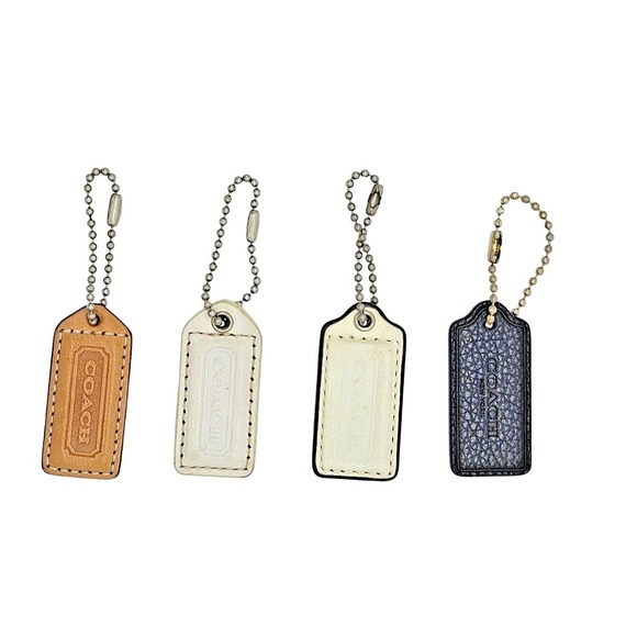 Coach Accessories - Auth COACH Leather Hangtag Lot Vintage Charm Replacement  Mixed Colors Y2K Boho